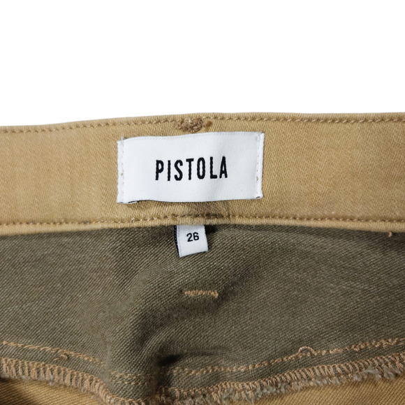 NWOT Pistola Charlie Transitions Colorblock High Rise Straight Jeans Sz. 26x27 - Picture 5 of 10